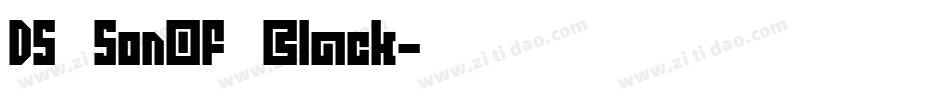 DS SonOf Black字体转换